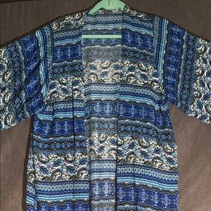 Blue Elegant Cardigan